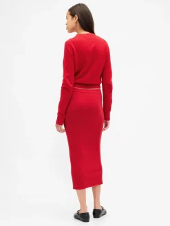 CashSoft Stretch Midi Skirt