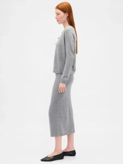 CashSoft Stretch Midi Skirt
