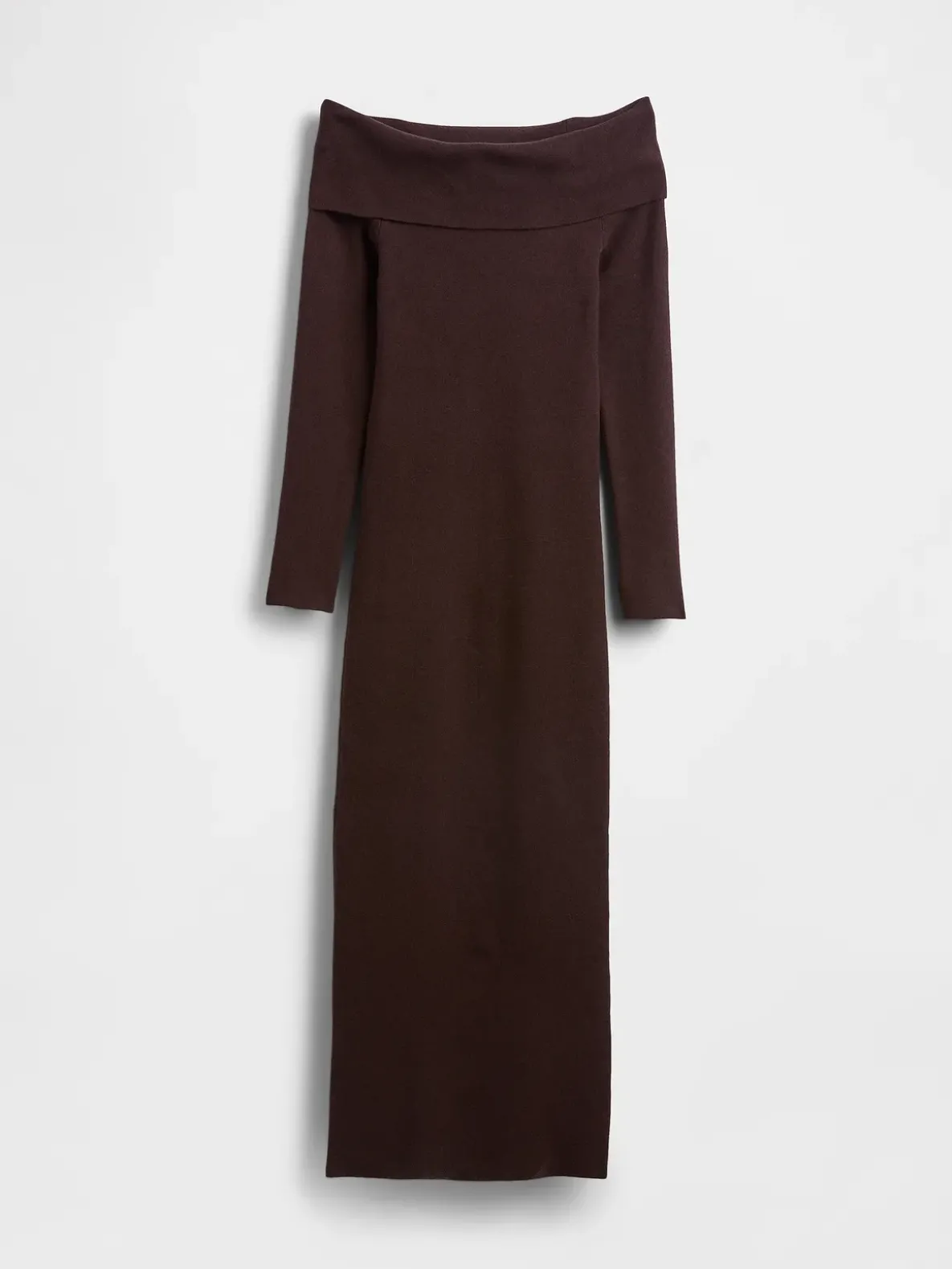CashSoft Stretch Off-Shoulder Midi Sweater Dress