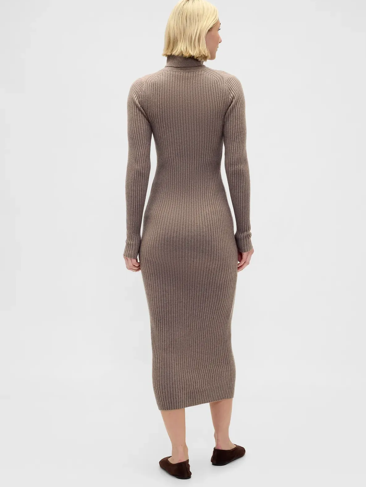 CashSoft Turtleneck Maxi Sweater Dress