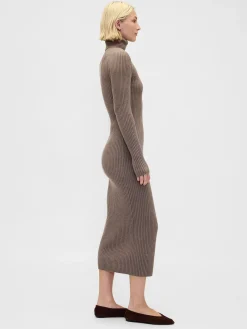 CashSoft Turtleneck Maxi Sweater Dress