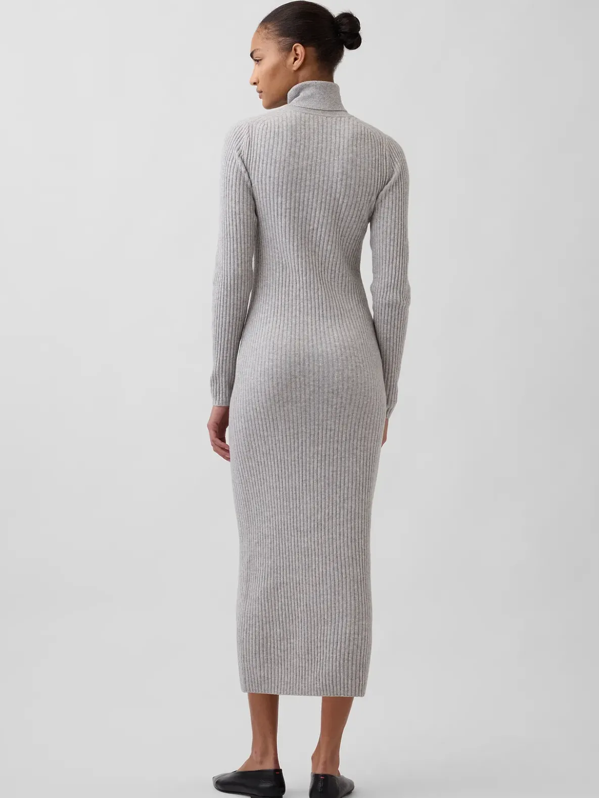 CashSoft Turtleneck Maxi Sweater Dress