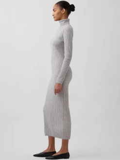 CashSoft Turtleneck Maxi Sweater Dress