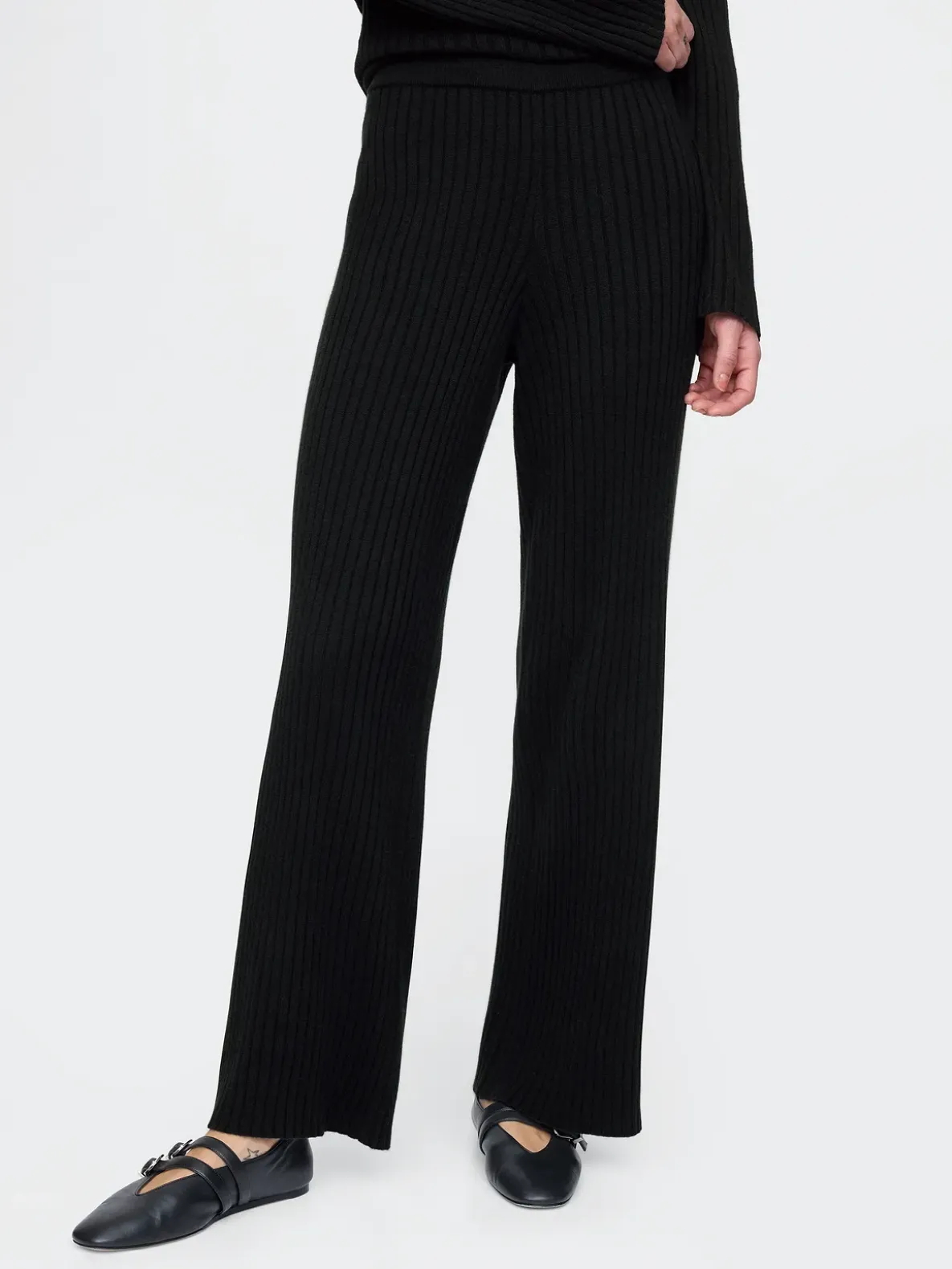 CashSoft Wide Rib Sweater Pants