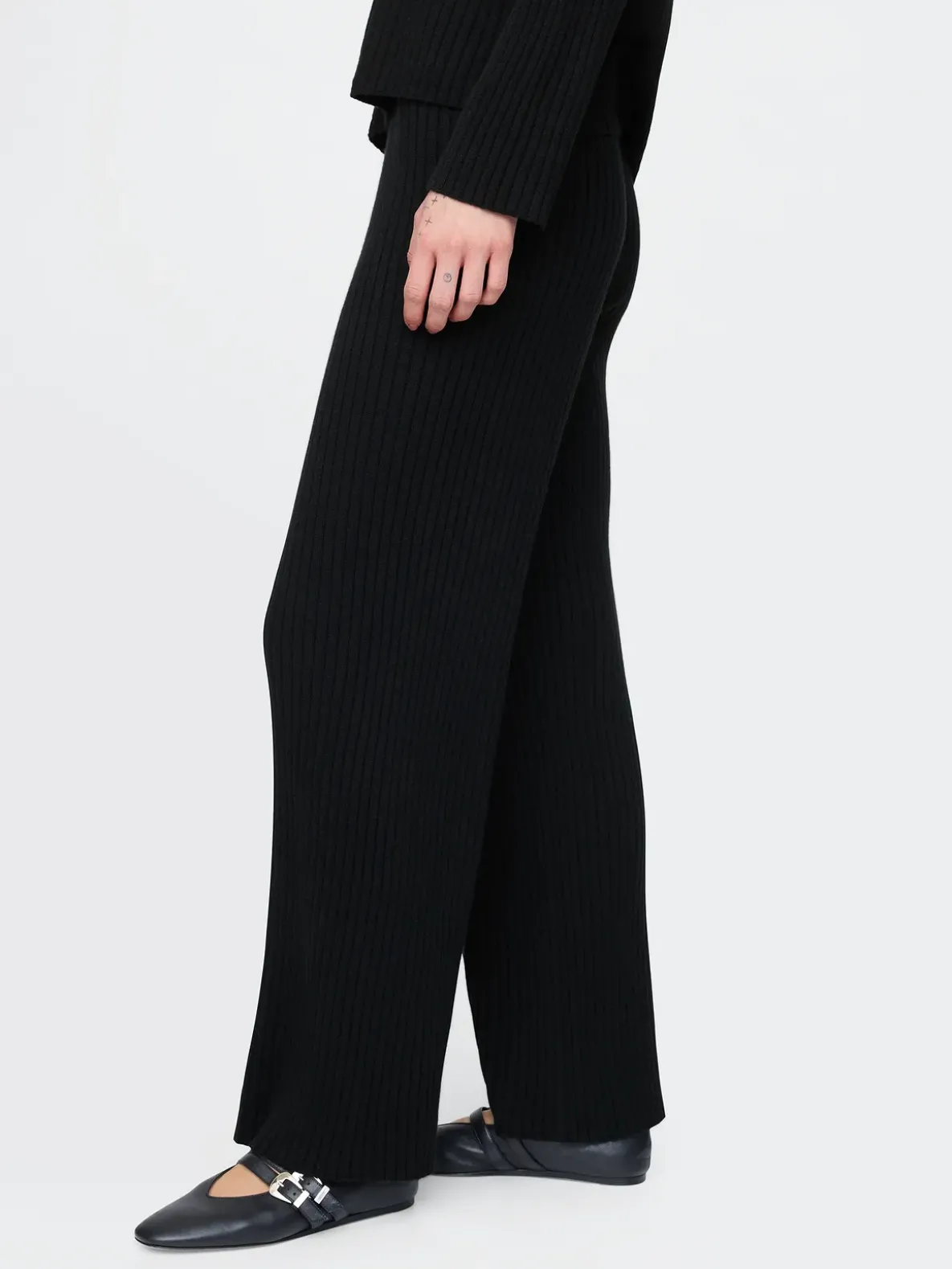 CashSoft Wide Rib Sweater Pants