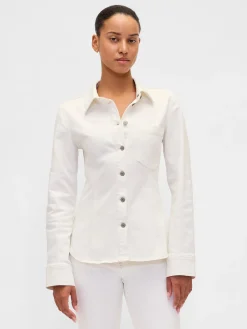 Cinched Denim Shirt