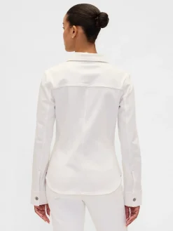 Cinched Denim Shirt