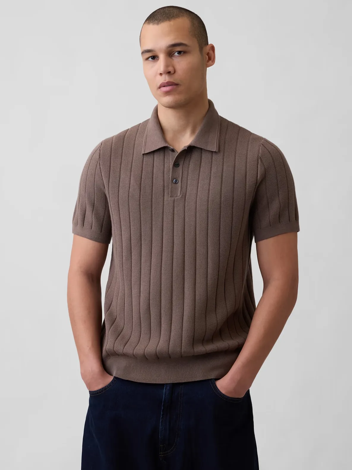 Classic Polo Sweater