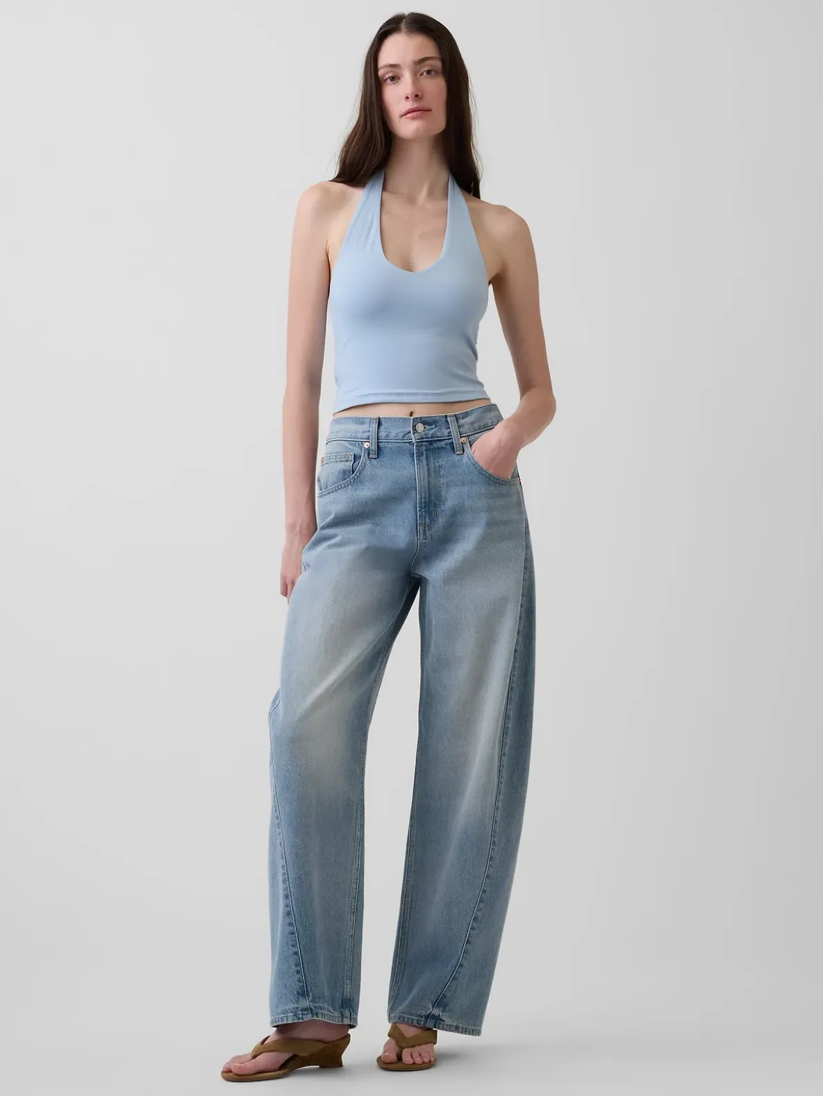 CloseKnit Halter Crop Top