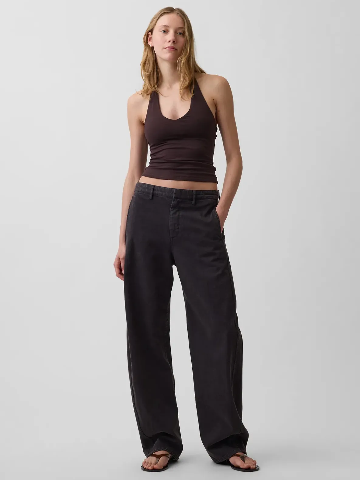 CloseKnit Halter Crop Top