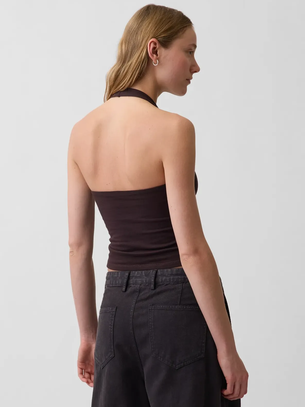 CloseKnit Halter Crop Top