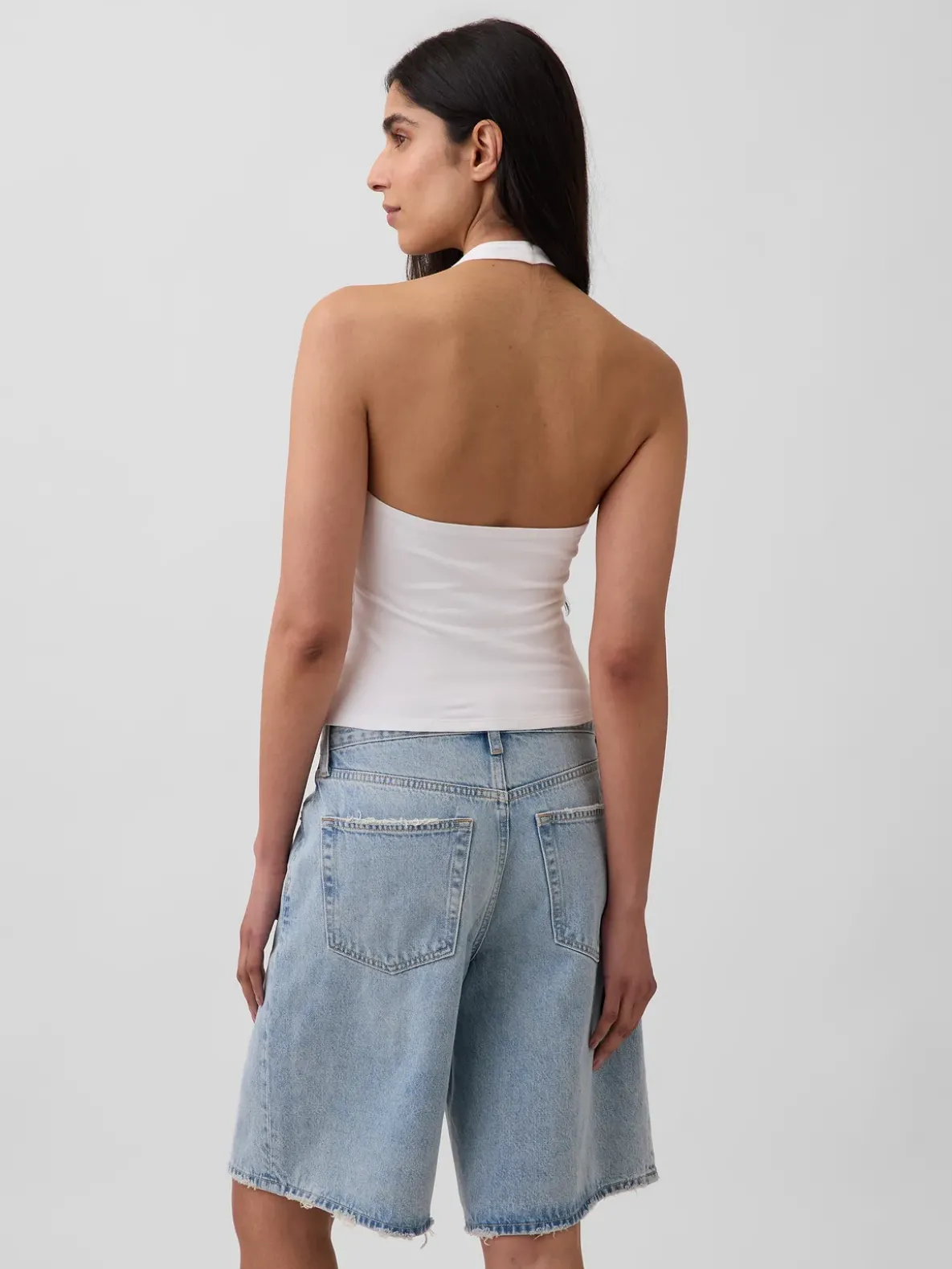 CloseKnit Halter Crop Top