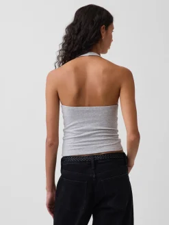 CloseKnit Halter Crop Top