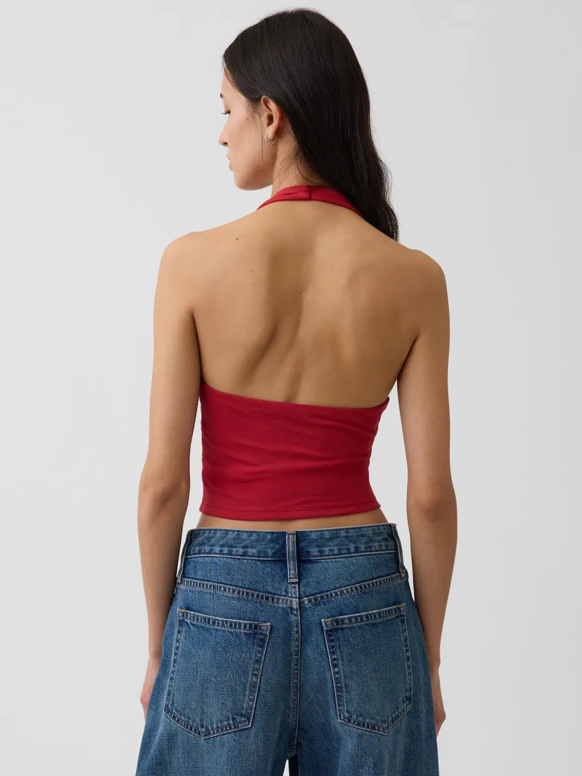 CloseKnit Halter Crop Top