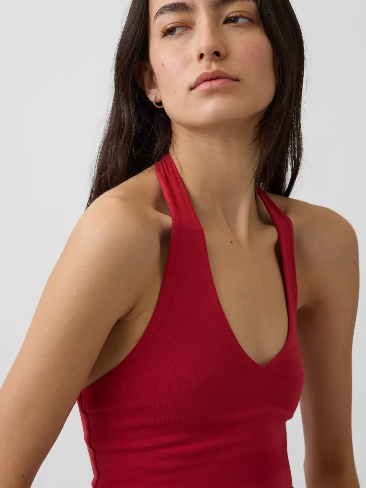 CloseKnit Halter Crop Top