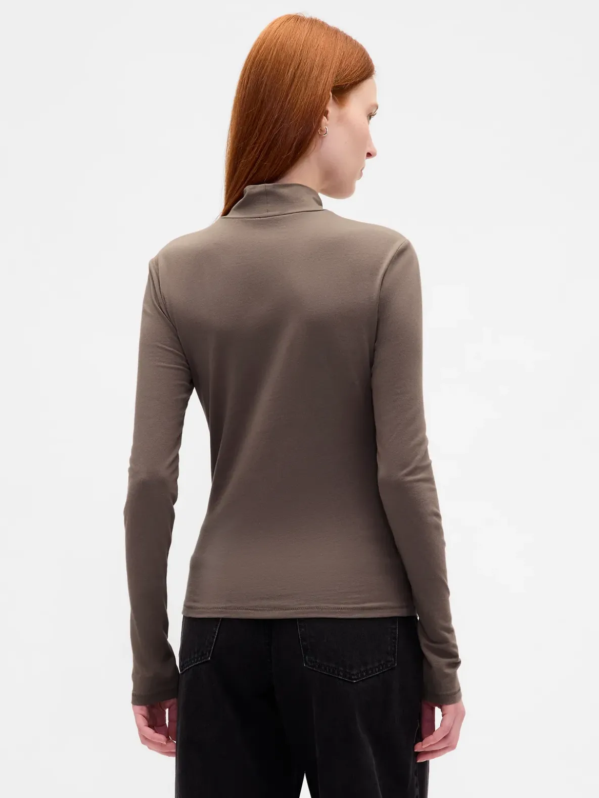 CloseKnit Jersey Mockneck T-Shirt