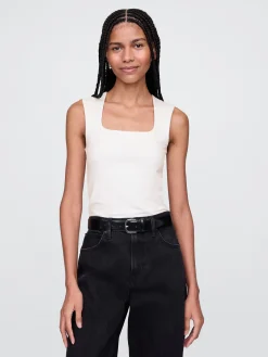 CloseKnit Jersey Square-Neck Top