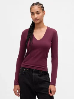 CloseKnit Jersey V-Neck T-Shirt