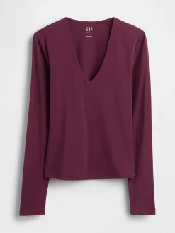 CloseKnit Jersey V-Neck T-Shirt