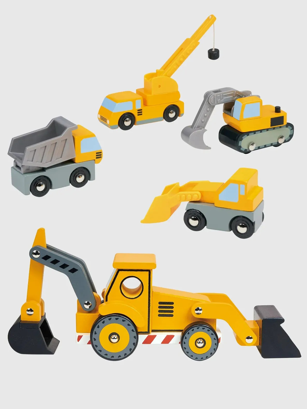 Construction Vehicles Toddler Toy Bundle
