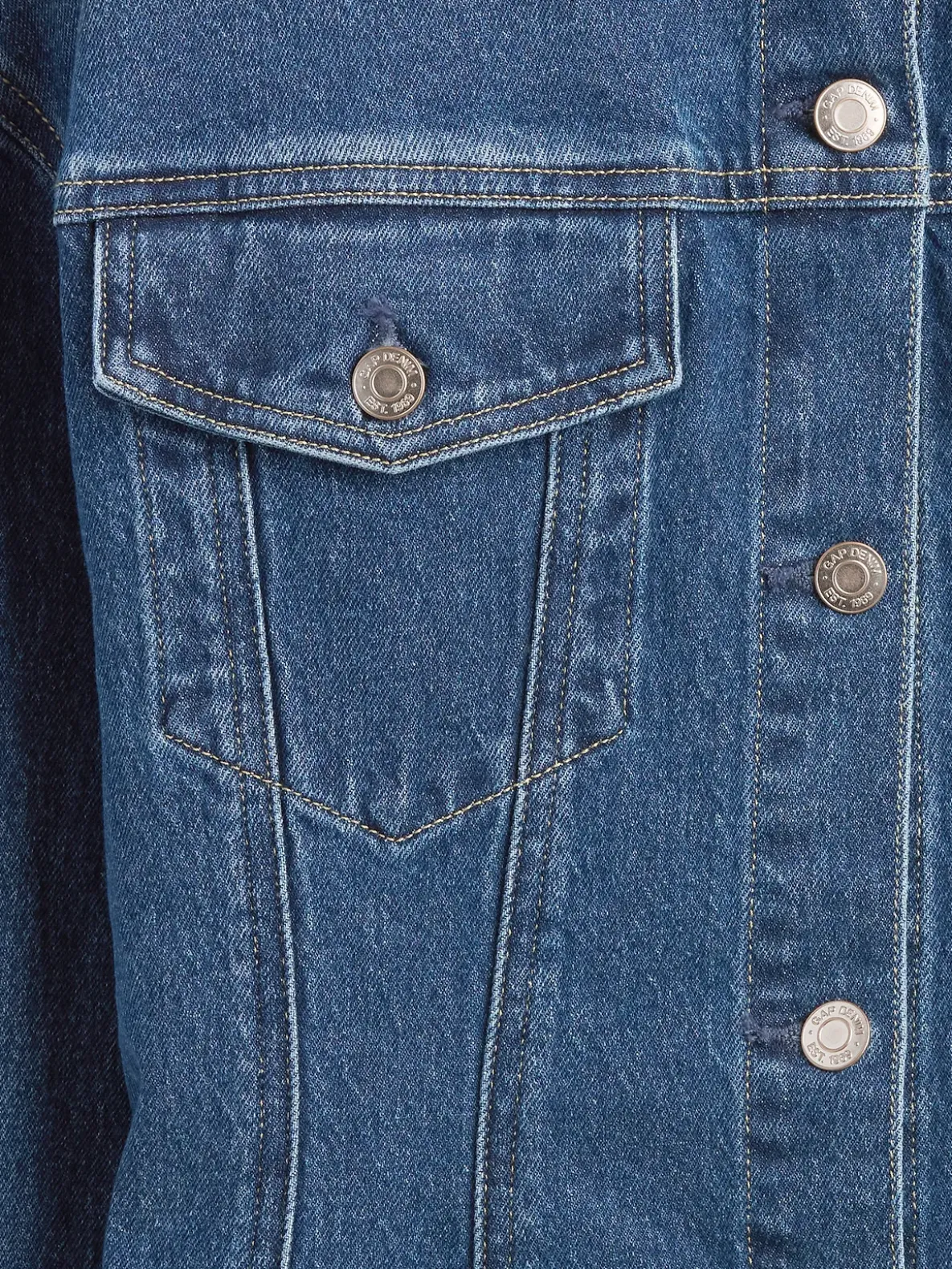 Contoured Longline Denim Jacket