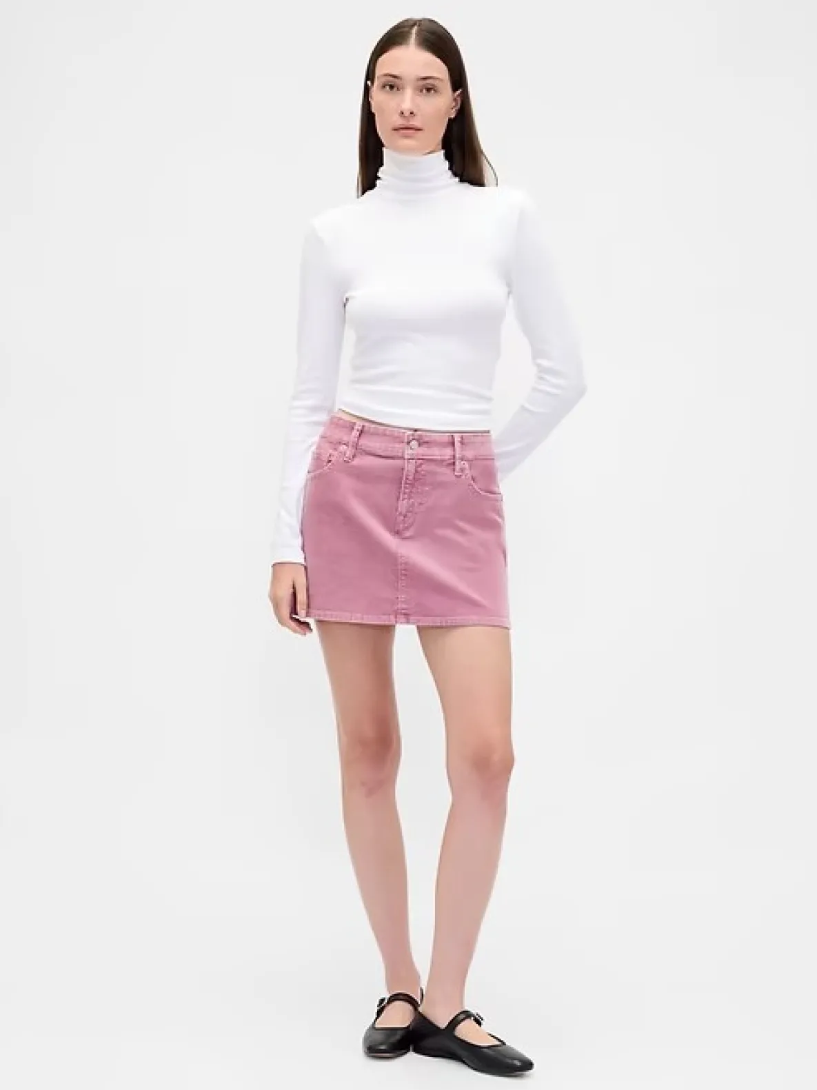 Corduroy Mini Skirt