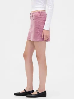 Corduroy Mini Skirt