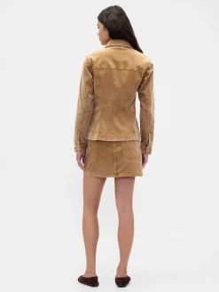 Corduroy Mini Skirt