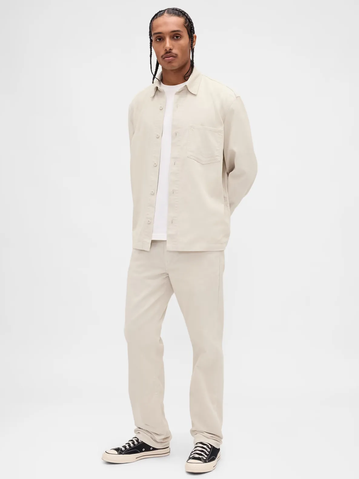 Corduroy Relaxed Straight Pants