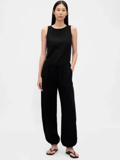 Cotton Gauze Easy Joggers