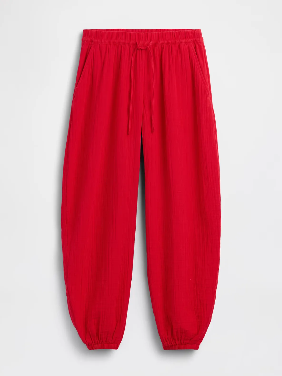Cotton Gauze Easy Joggers