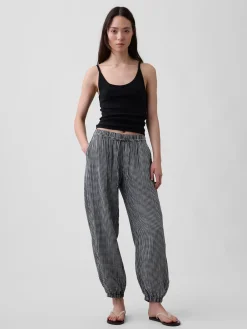 Cotton Gauze Easy Joggers