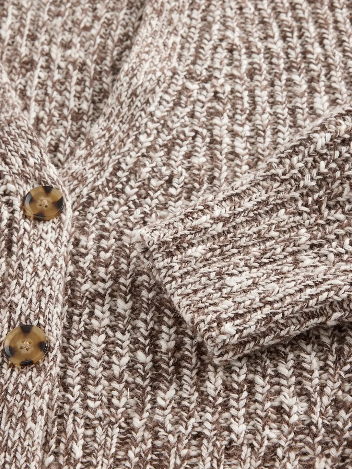 Cotton-Blend Crop Cardigan Sweater