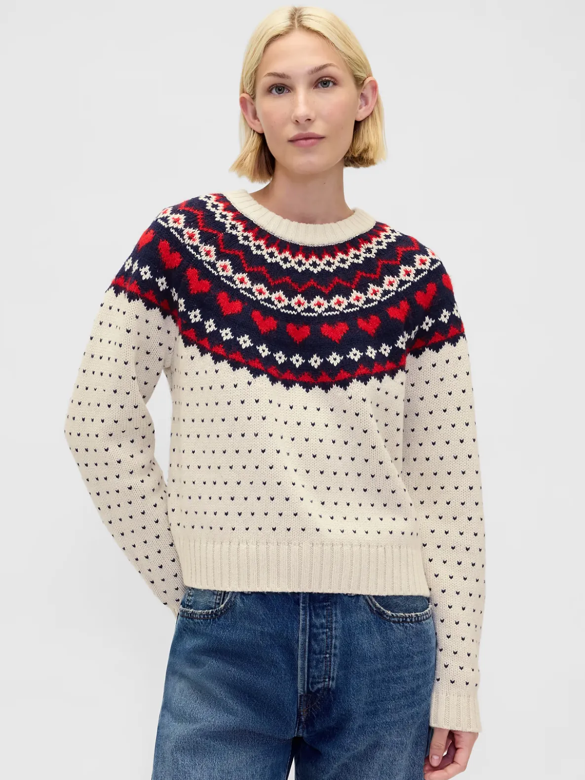 Cotton-Blend Raglan Crewneck Sweater