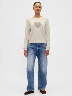 Cotton-Blend Raglan Crewneck Sweater