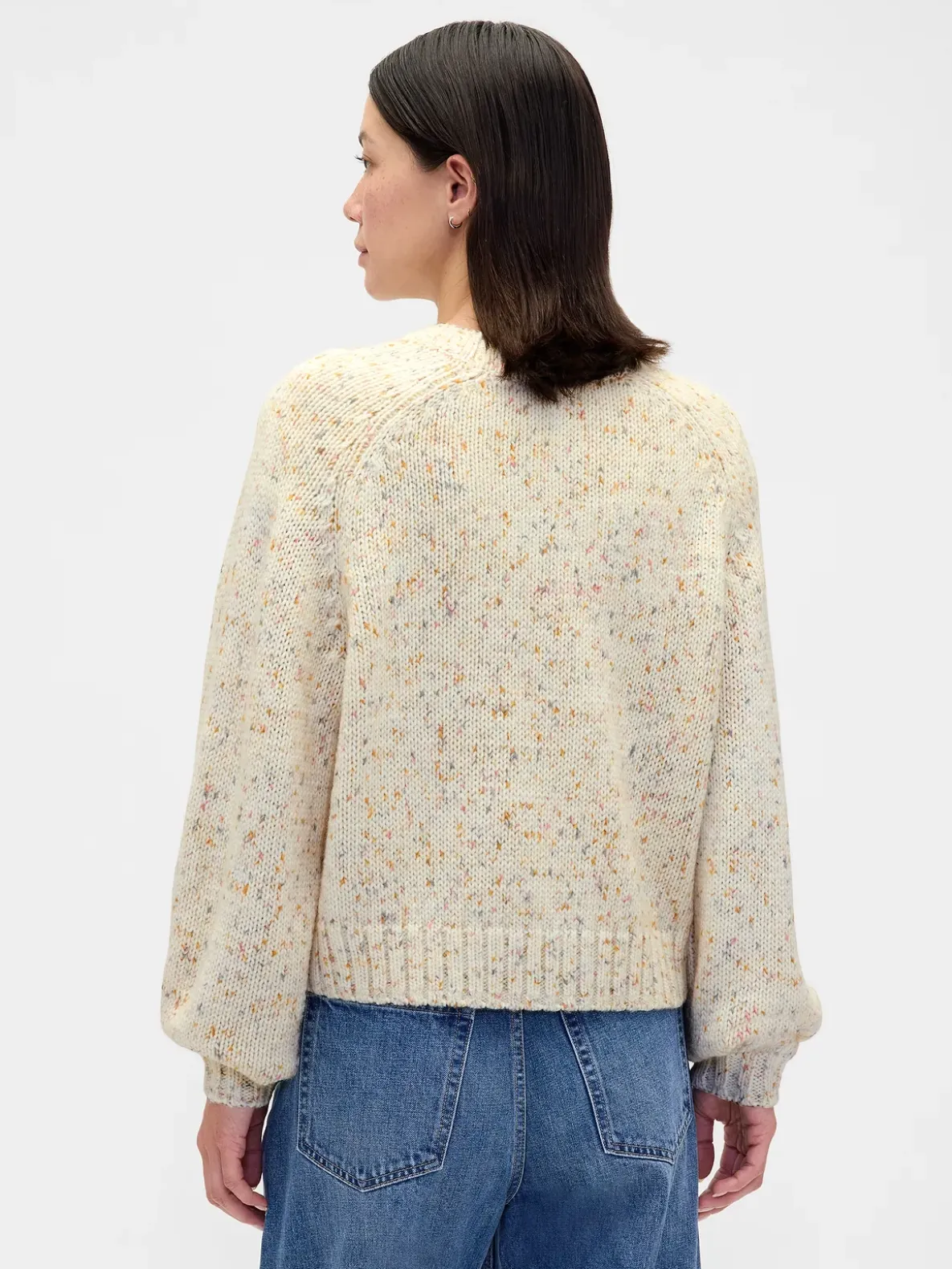 Cotton-Blend Relaxed Crewneck Sweater