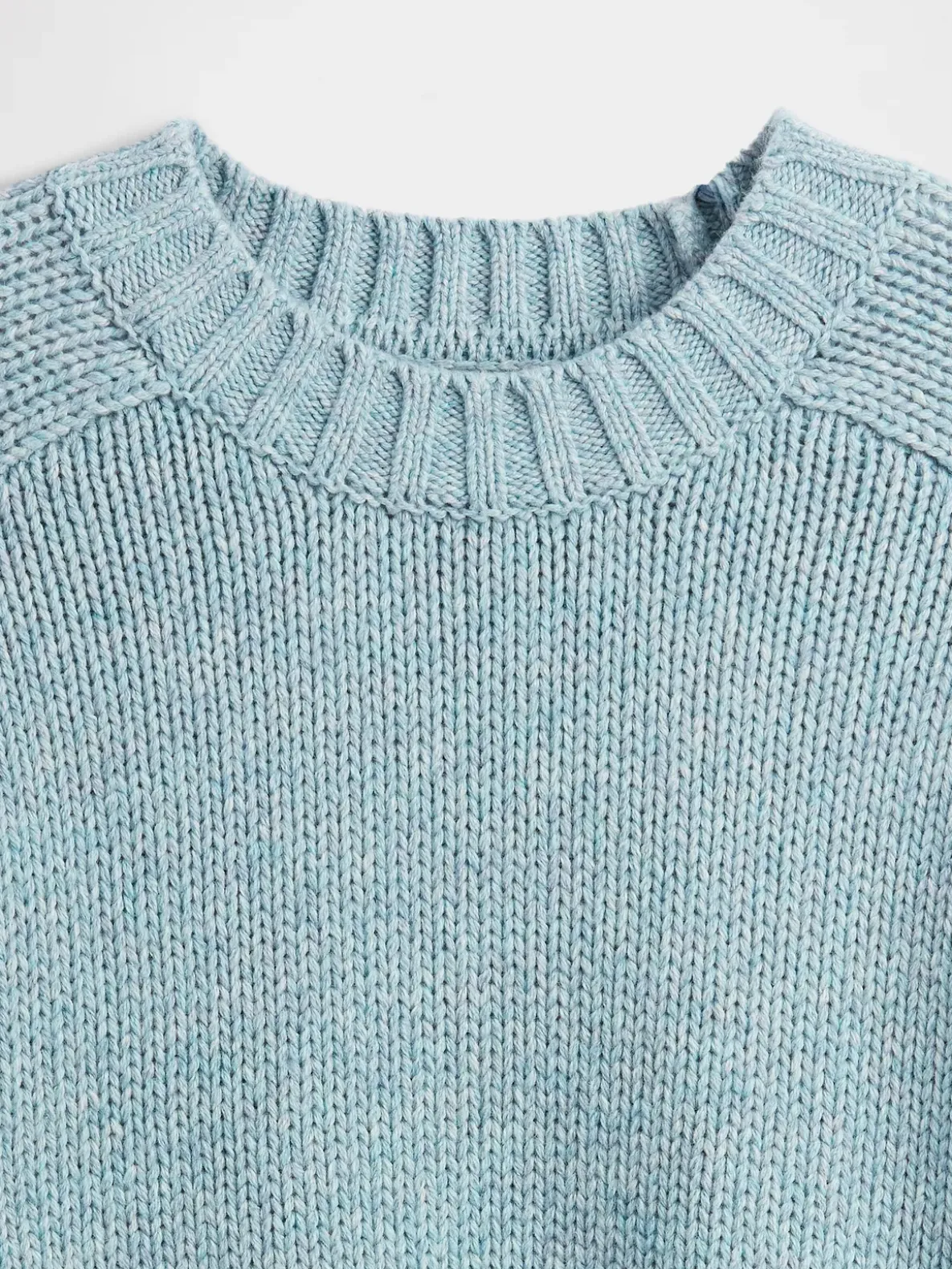 Cotton-Blend Relaxed Crewneck Sweater