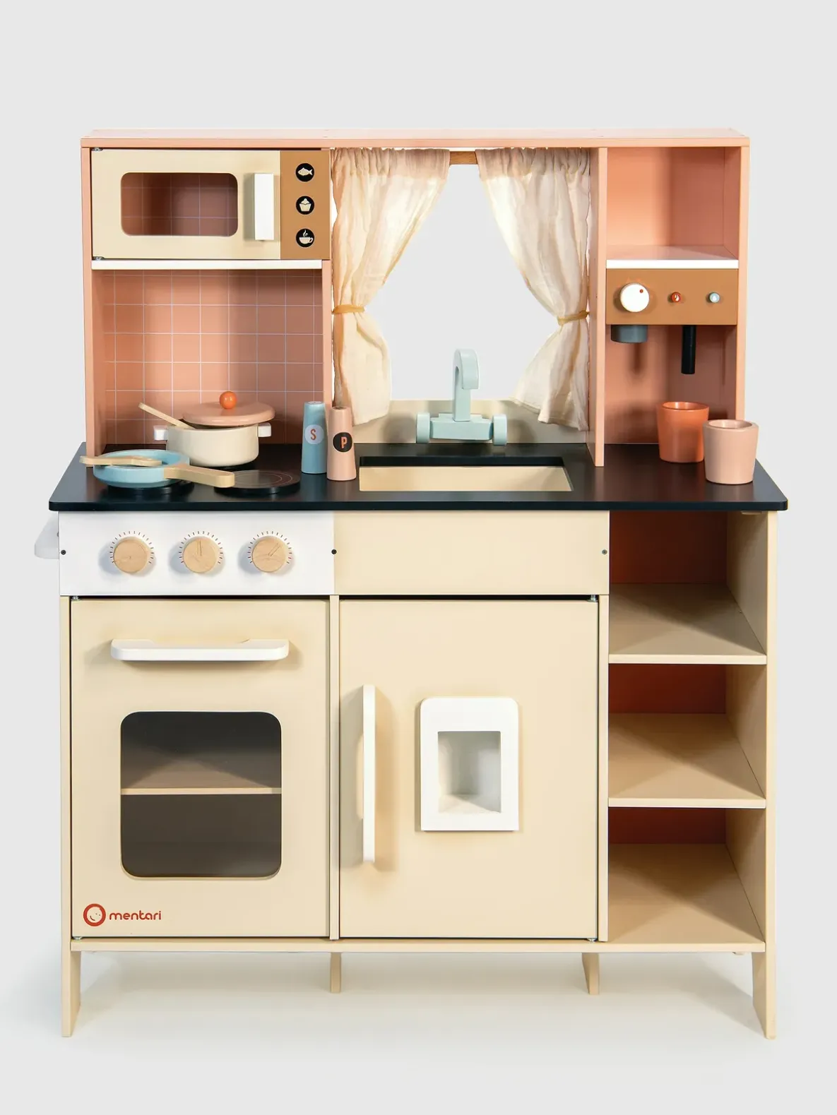 Cream Play Kitchen