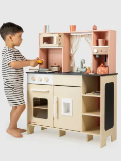Cream Play Kitchen