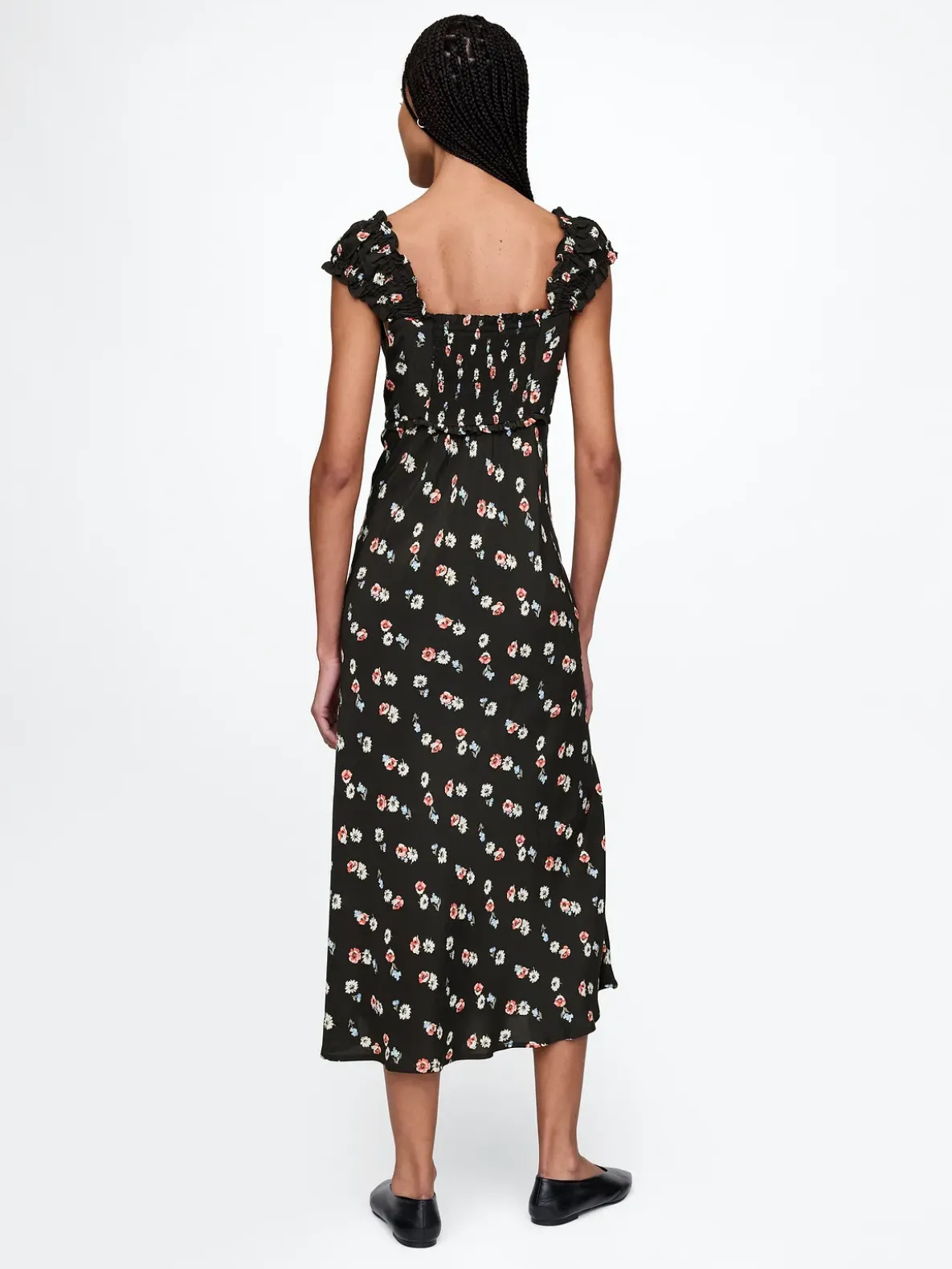 Crepe Sweetheart Maxi Dress