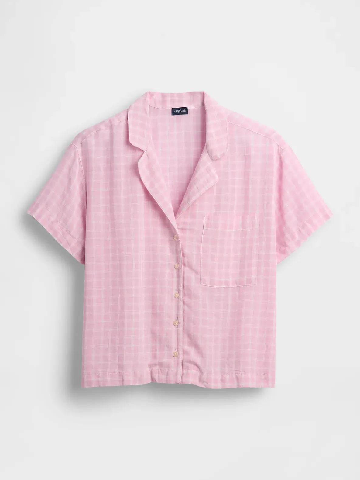 Crinkle Gauze Oversized PJ Shirt
