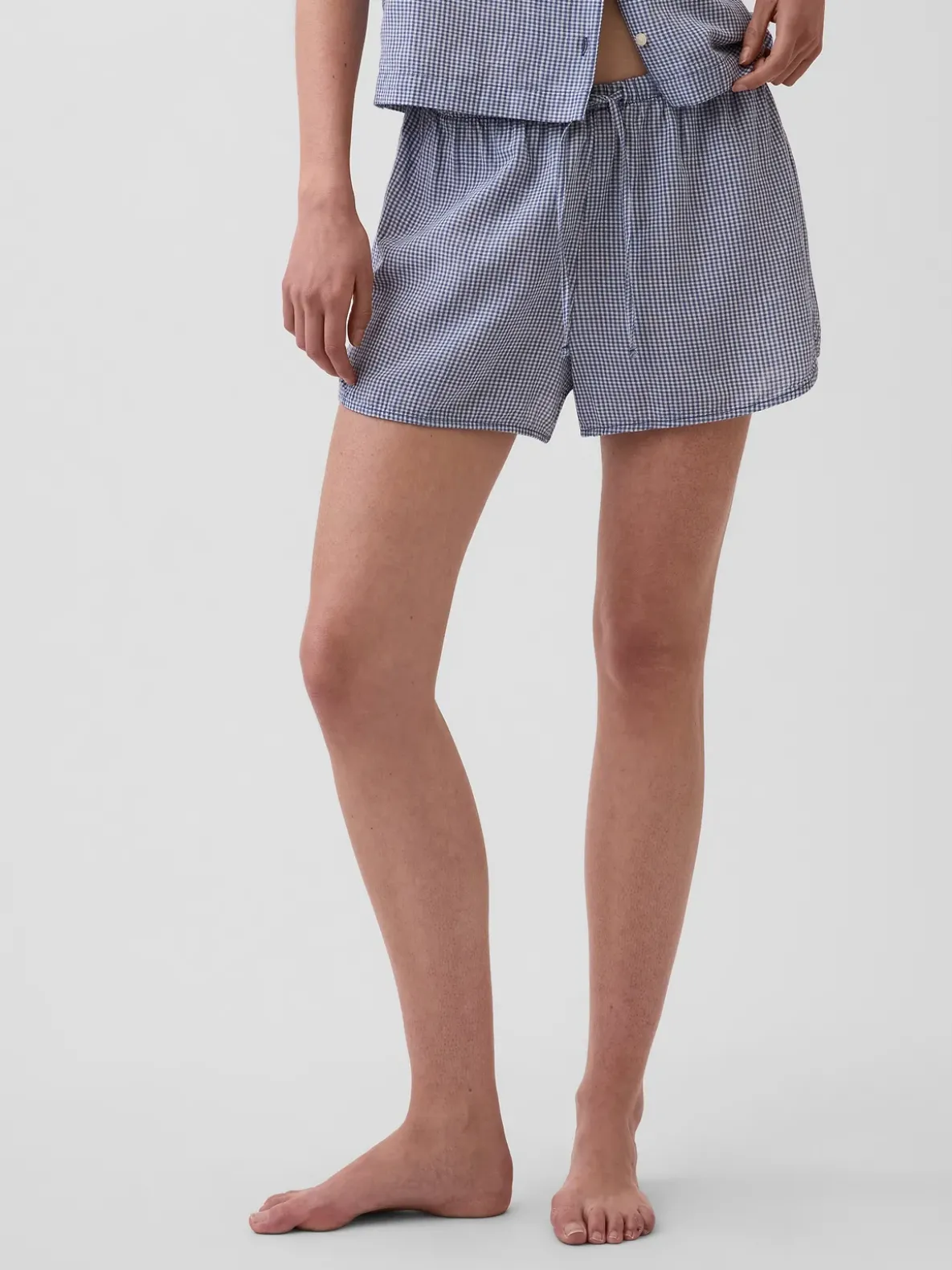 Crinkle Gauze PJ Shorts