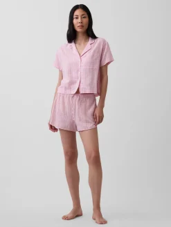 Crinkle Gauze PJ Shorts