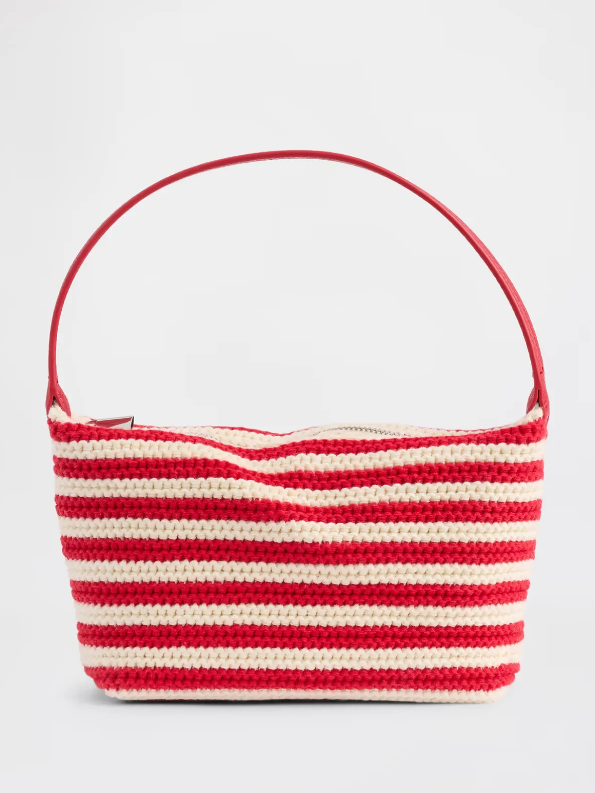 Crochet Stripe Mini Bag