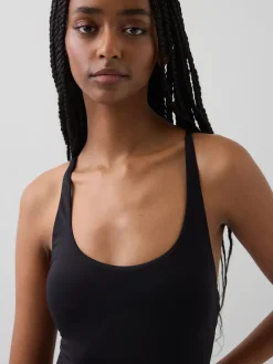 Cross-Back One-Piece Swimsuit
