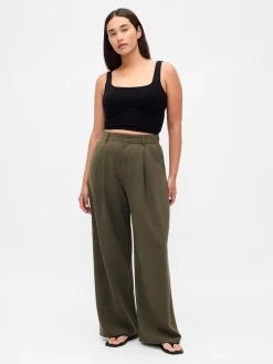 Curvy 365 High Rise Pleated Trousers