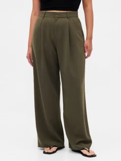 Curvy 365 High Rise Pleated Trousers