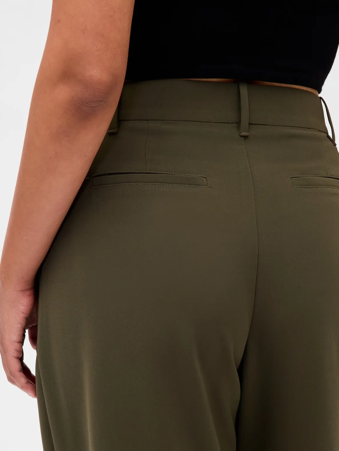 Curvy 365 High Rise Pleated Trousers