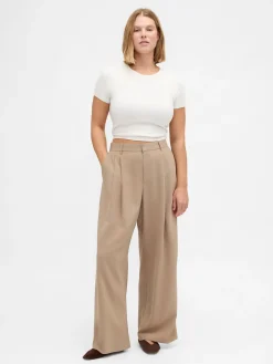 Curvy 365 High Rise Pleated Trousers