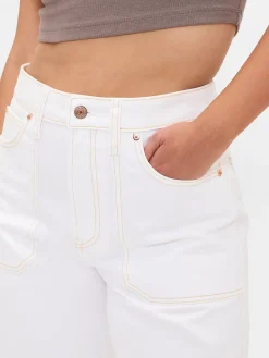 Curvy High Rise Barrel Jeans